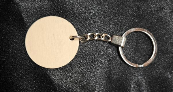Fa talizmán alap kulcskarikával - átmérője - 3,6 mm